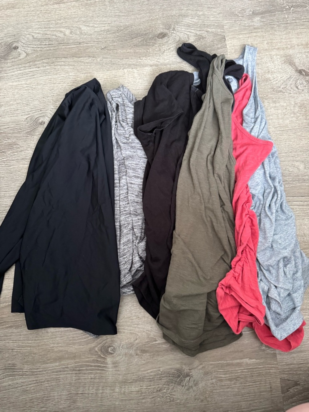 Mix bundle of of maternity Tanks and Tops size M